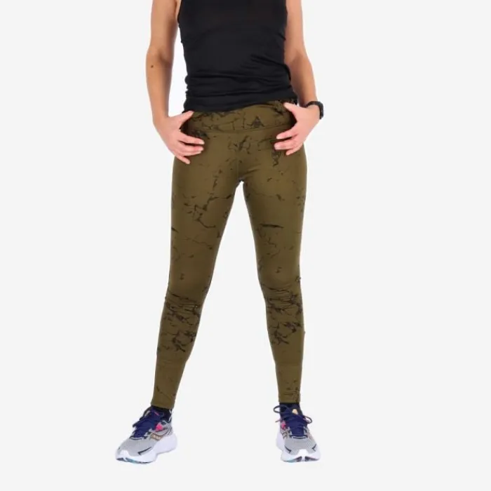 Puma Running Leggings & Pants^Seasons Brushed Tights Green