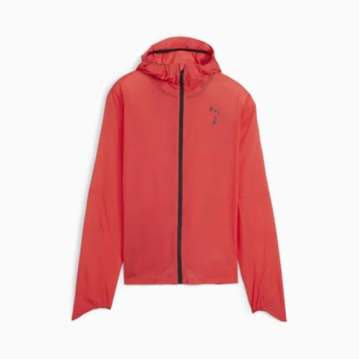Puma Running Jackets^SEASONS Ultra Lightweight Trail Jacket Red