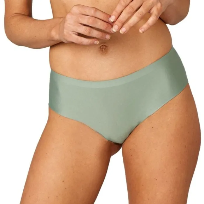 PureLime Running Underwear^Invisible Microfiber Hipster 2-pack Green