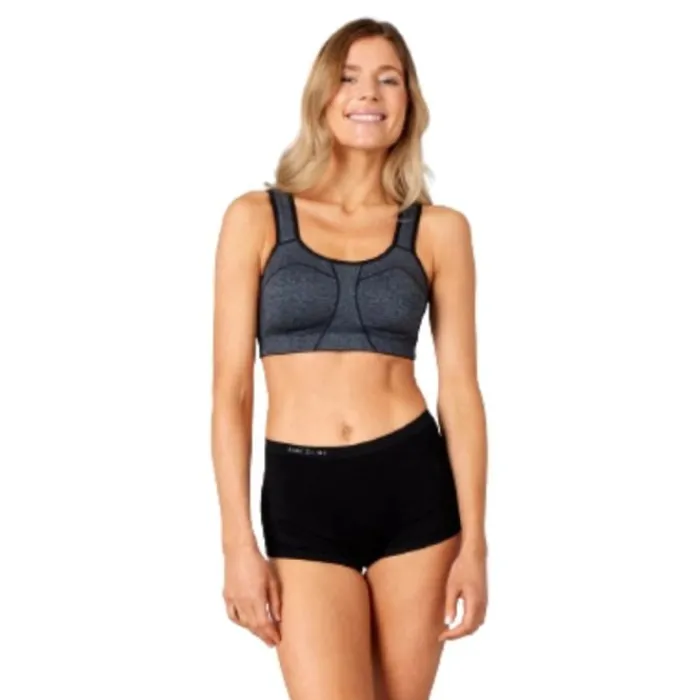 PureLime Sports Bras^Padded Athletic BH Black