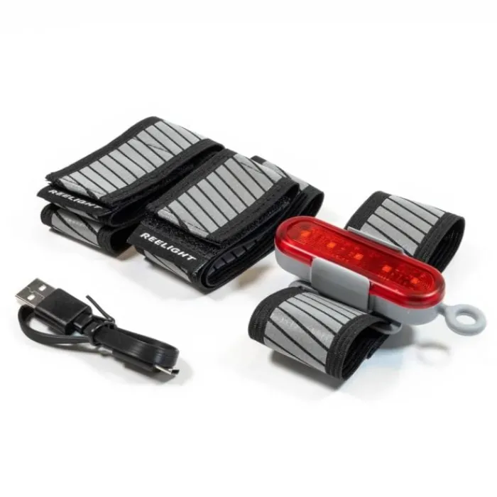 Reelight Headlamps^Stadium Run Rear Light Cool Grey