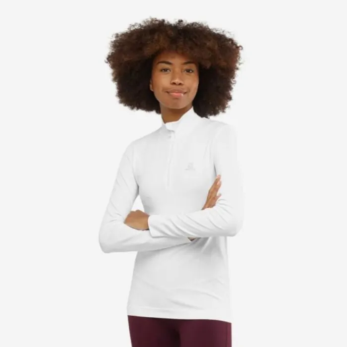 Salomon Running Tops & T-shirts^Comlet Seamless HZ White