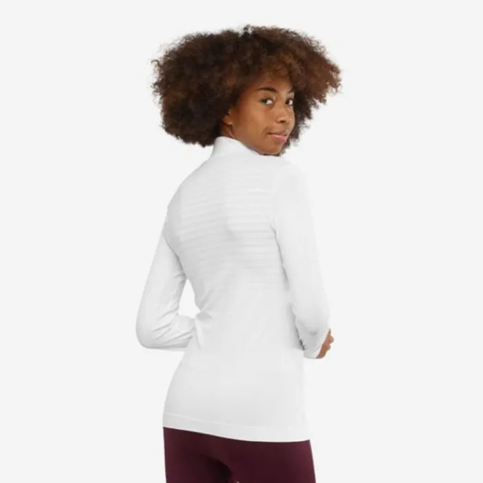 Salomon Running Tops & T-shirts^Comlet Seamless HZ White
