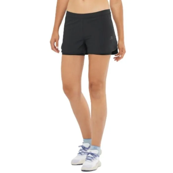 Salomon Running Shorts^Cross 2-In-1 Shorts Black
