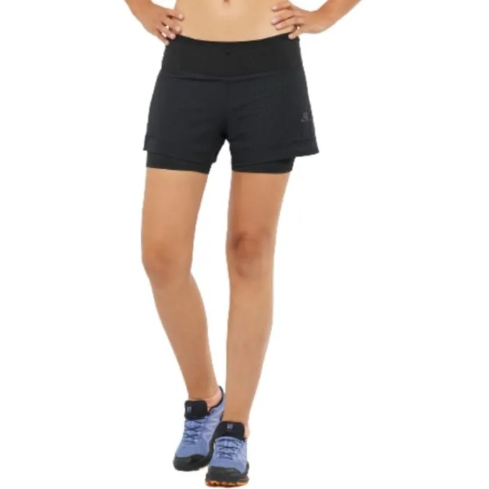 Salomon Running Shorts^Sense Aero 2-In-1 Shorts Black
