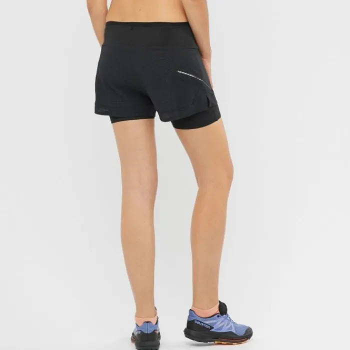 Salomon Running Shorts^Sense Aero 2-In-1 Shorts Black