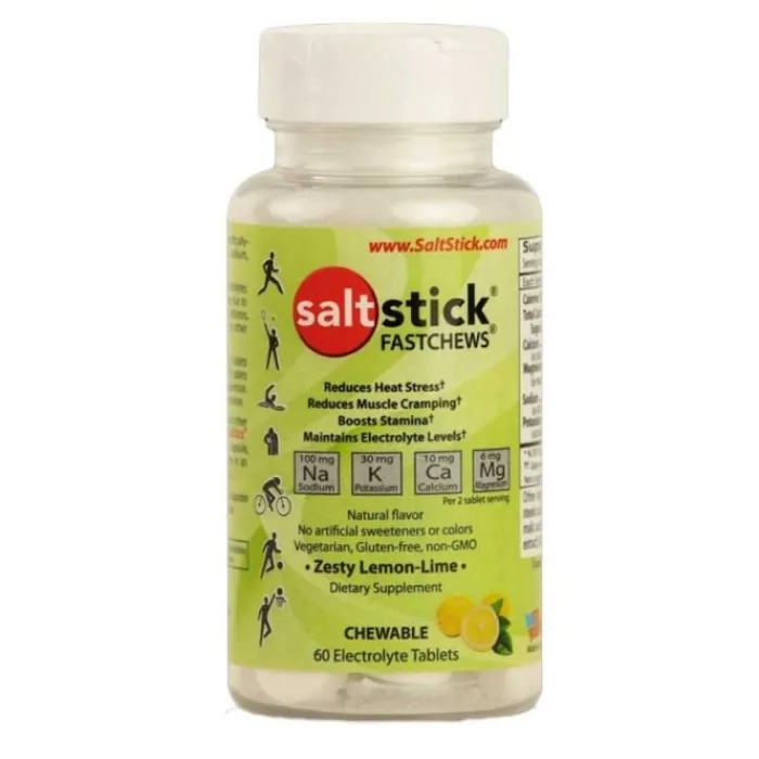 Saltstick Sports Nutrition^Fastchews 60ct Bottle Lemon/Lime