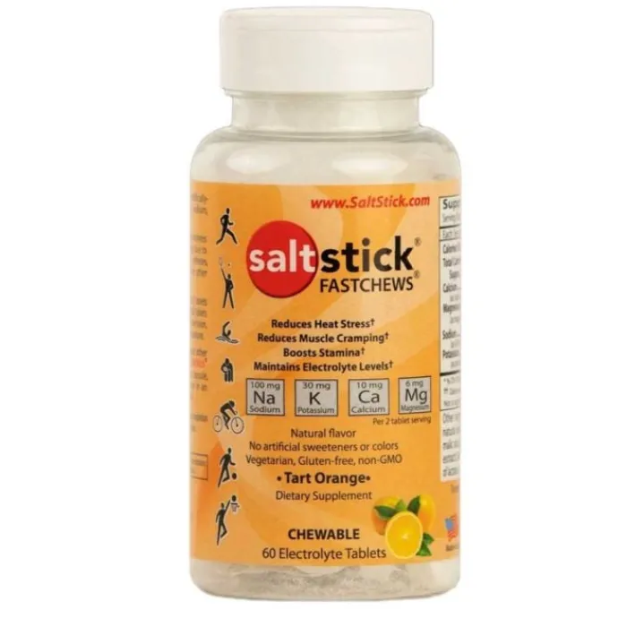 Saltstick Sports Nutrition^Fastchews 60ct Bottle Orange