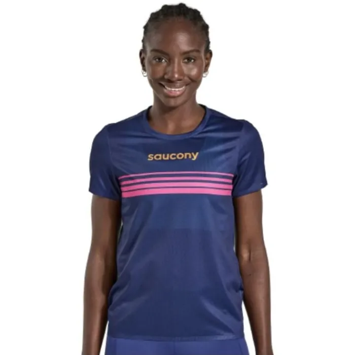 Saucony Running Tops & T-shirts^Elite Short Sleeve Blue