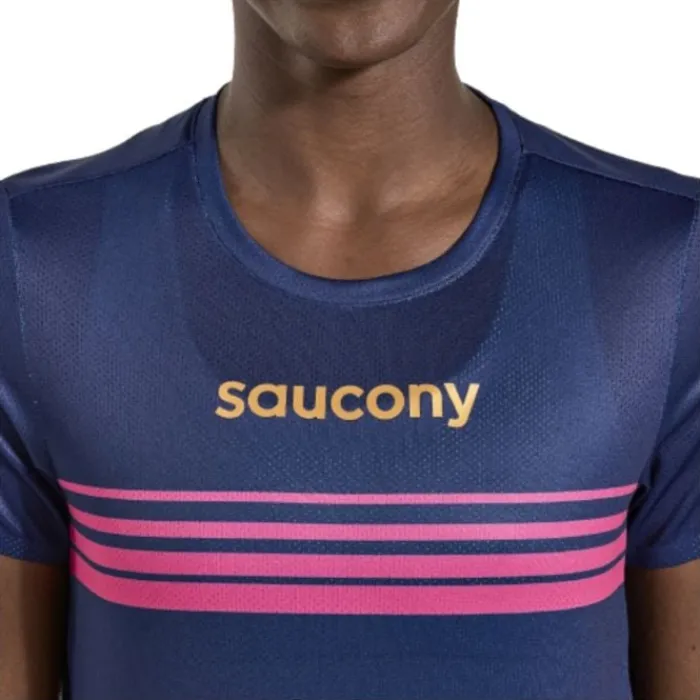 Saucony Running Tops & T-shirts^Elite Short Sleeve Blue