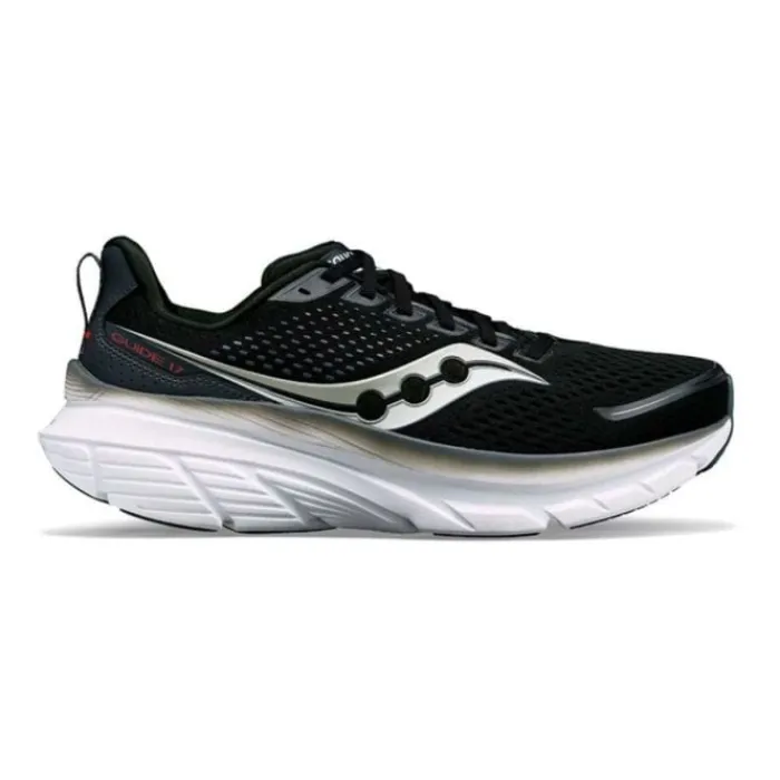 Saucony Wide Running Shoes | Stability Running Shoes^Guide 17 Wide White