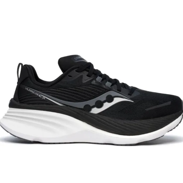 Saucony Wide Running Shoes | Stability Running Shoes^Hurricane 24 Wide Black