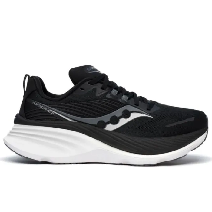 Saucony Wide Running Shoes | Stability Running Shoes^Hurricane 24 Wide Black