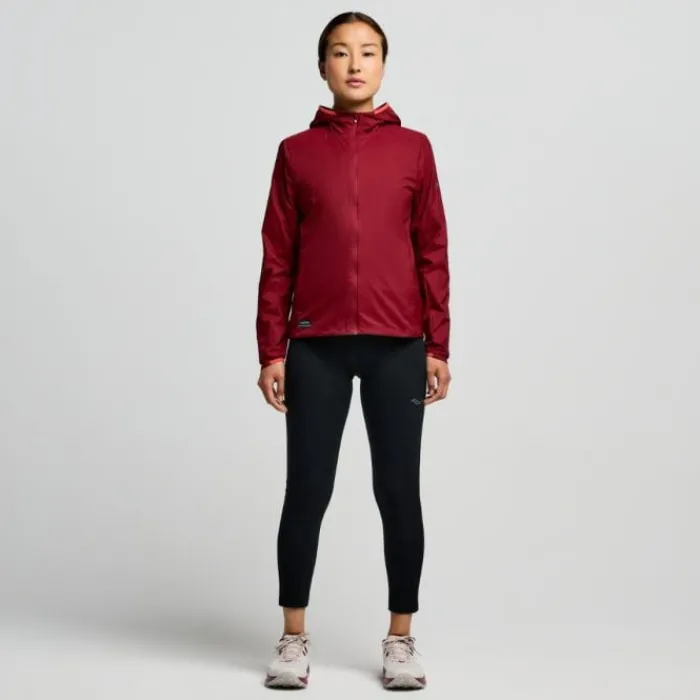 Saucony Running Jackets^Peregrine Packaway Jacket Red