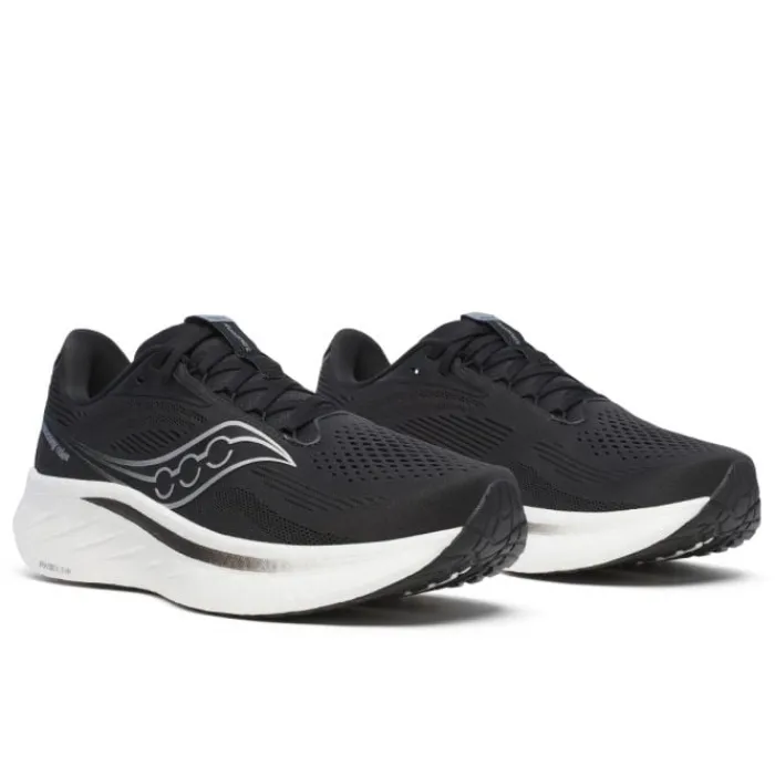 Saucony Neutral Running Shoes | Wide Running Shoes^Ride 18 Wide Black