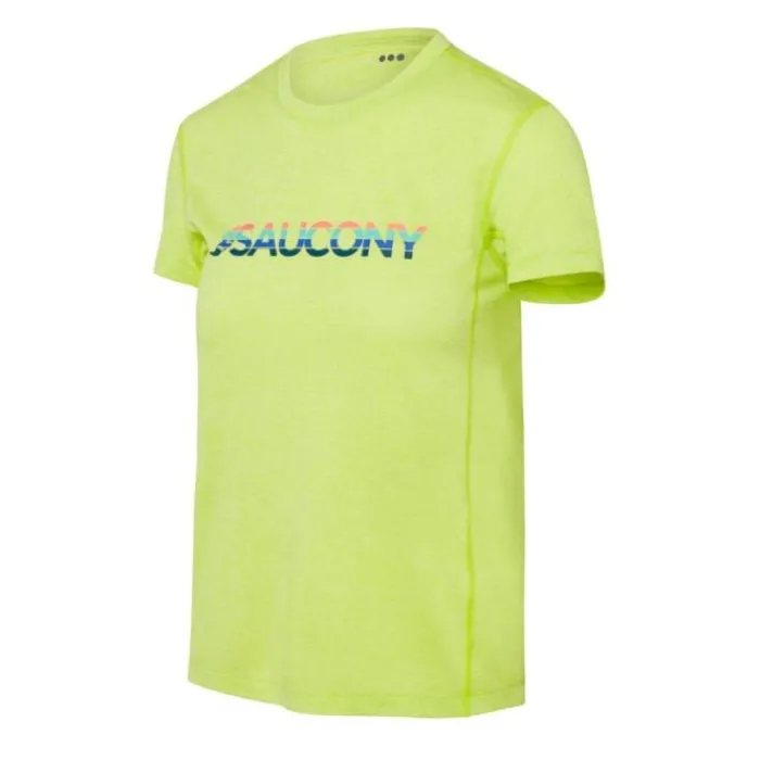 Saucony Running Tops & T-shirts^Stopwatch Graphic Short Sleeve Green