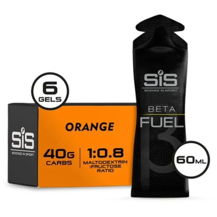 SIS Sports Nutrition^Beta Fuel Gel 6x60ml. Orange