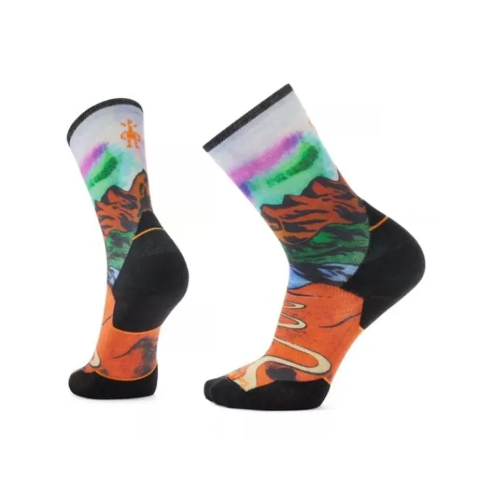 Smartwool Socks | Running Socks^Athlete Edition Run Singletrack Print Cr Orange