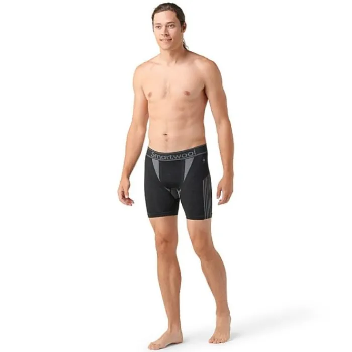 Smartwool Running Underwear^Intraknit 6 Boxer Brief Black