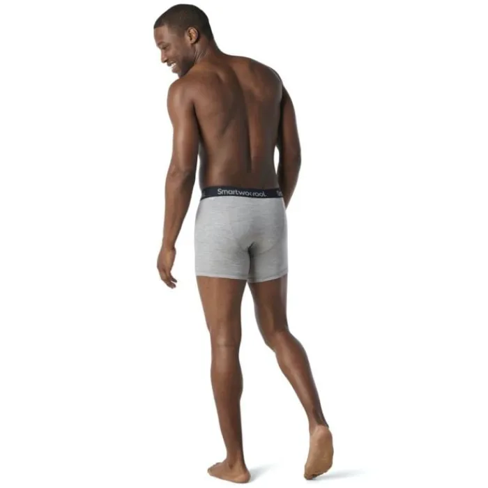 Smartwool Running Underwear^Merino Boxer Brief Grey