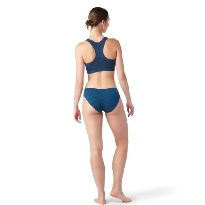 Smartwool Running Underwear^Merino Sport Seamless Bikini Boxed Blue