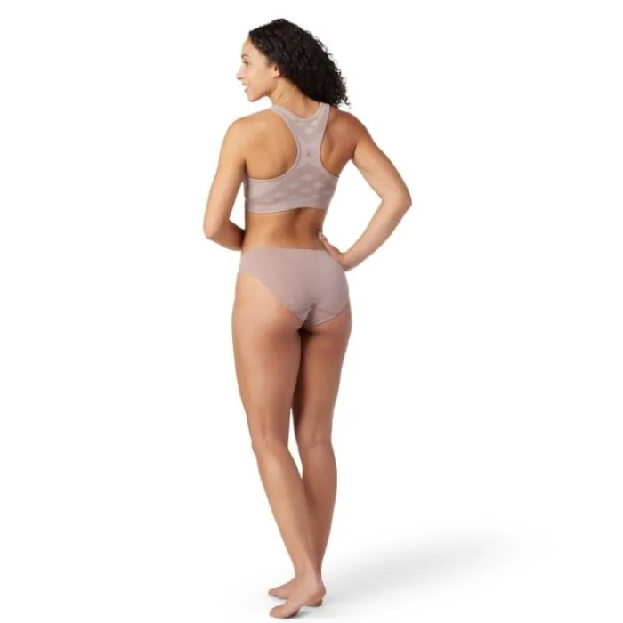 Smartwool Running Underwear^Merino Sport Seamless Bikini Boxed Brown