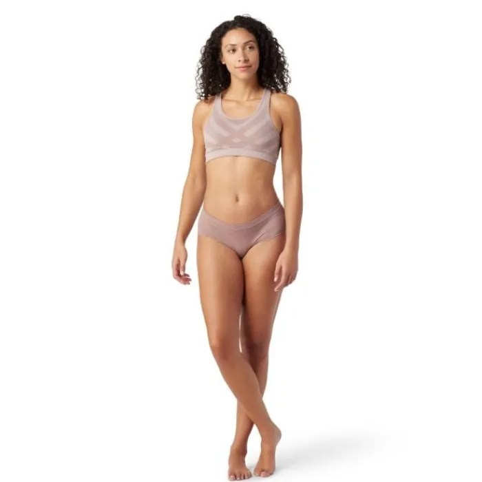 Smartwool Running Underwear^Merino Sport Seamless Racerback Bra Brown