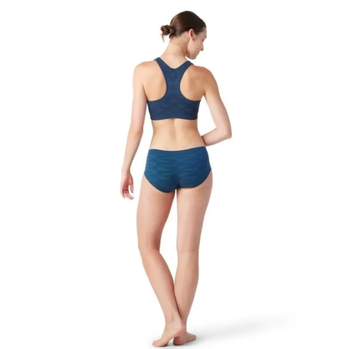 Smartwool Running Underwear^Merino Sport Seamless Racerback Bra Blue