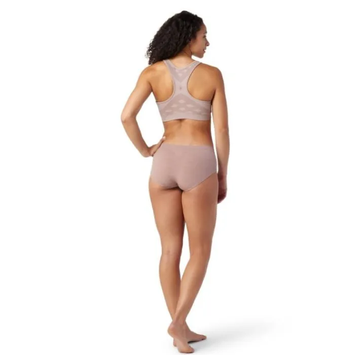 Smartwool Running Underwear^Merino Sport Seamless Racerback Bra Brown