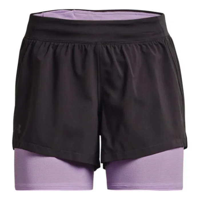 Under Armour Running Shorts^Iso-Chill Run 2-In-1 Shorts Black