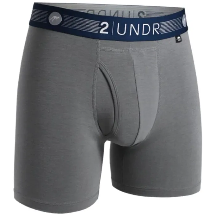 2UNDR Running Underwear^Flow Shift Boxer Grey