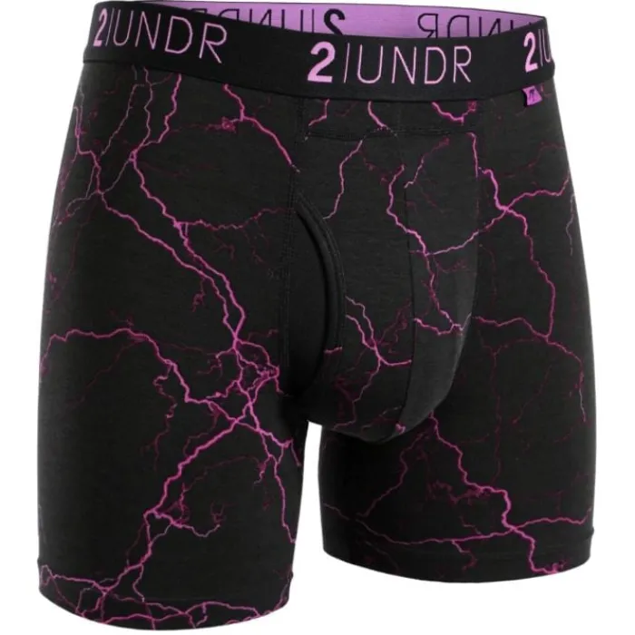 2UNDR Running Underwear^Swing Shift Boxer Black
