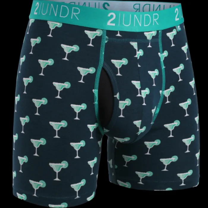 2UNDR Running Underwear^Swing Shift Boxer Black