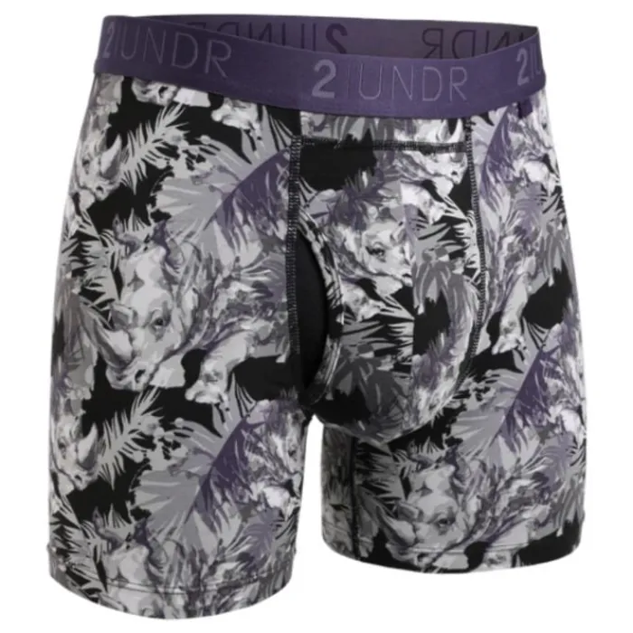 2UNDR Running Underwear^Swing Shift Boxer Grey