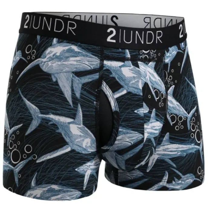 2UNDR Running Underwear^Swing Shift Boxer Black