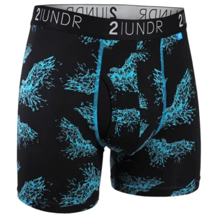 2UNDR Running Underwear^Swing Shift Boxer Blue