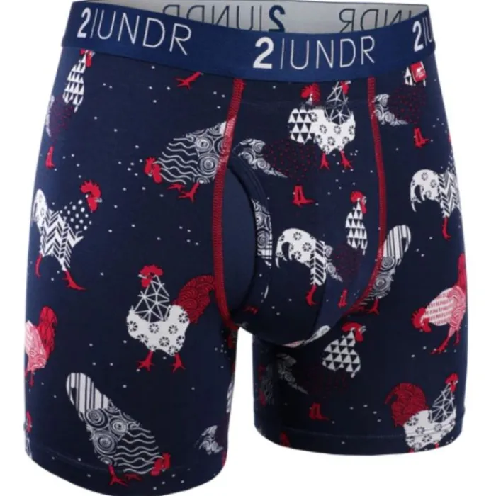 2UNDR Running Underwear^Swing Shift Boxer Red