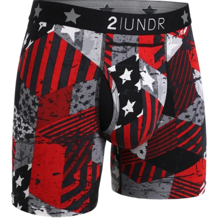 2UNDR Running Underwear^Swing Shift Boxer Black