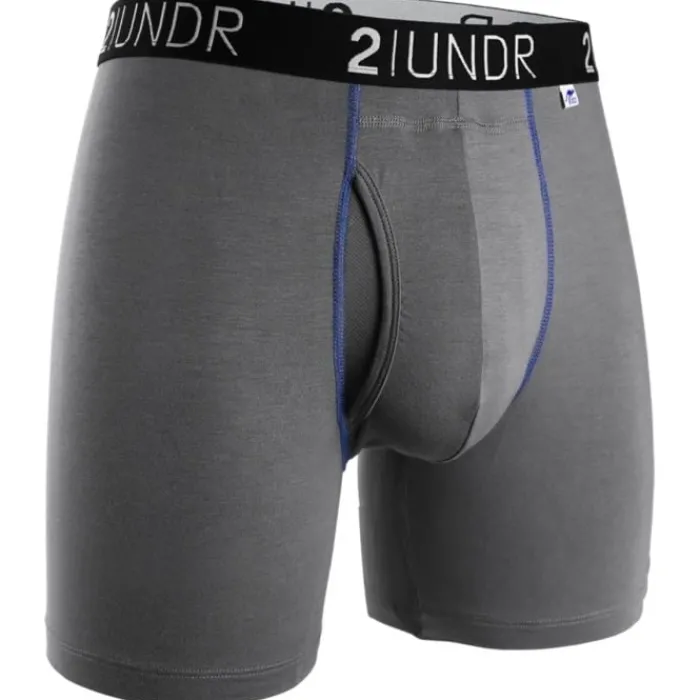 2UNDR Running Underwear^Swing Shift Boxer Grey