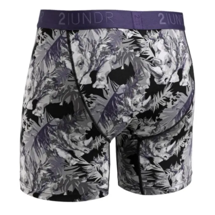 2UNDR Running Underwear^Swing Shift Boxer Grey