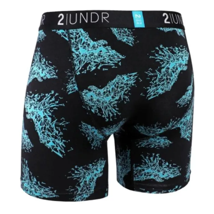 2UNDR Running Underwear^Swing Shift Boxer Blue