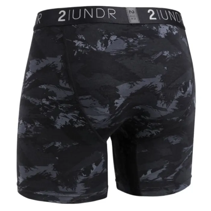 2UNDR Running Underwear^Swing Shift Boxer Black