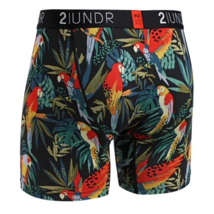 2UNDR Running Underwear^Swing Shift Boxer Black