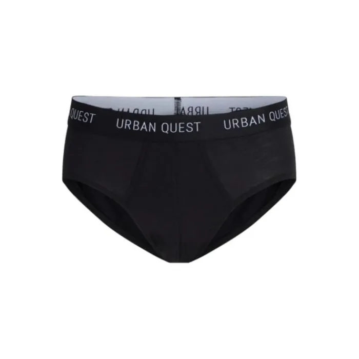 Urban Quest Running Underwear^Bamboo Brief 3-Pack Black