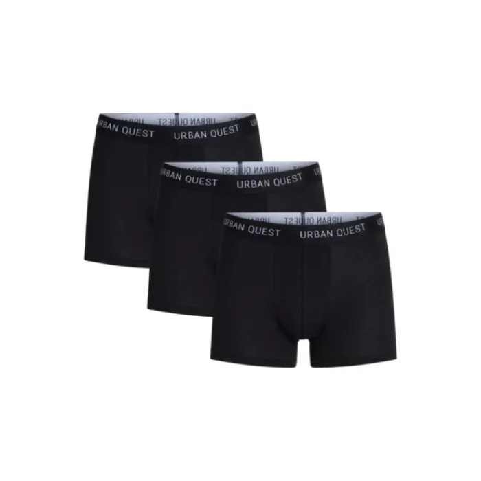 Urban Quest Running Underwear^Bamboo Tights 3-Pack Black