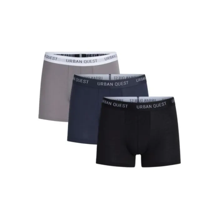 Urban Quest Running Underwear^Bamboo Tights 3-Pack Black