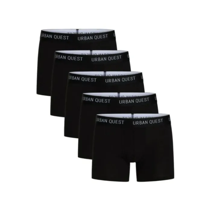 Urban Quest Running Underwear^Bamboo Tights 5-Pack Black