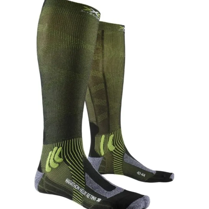 X-Bionic Socks | Running Socks^Marathon Helix Retina 4.0 Sock Green