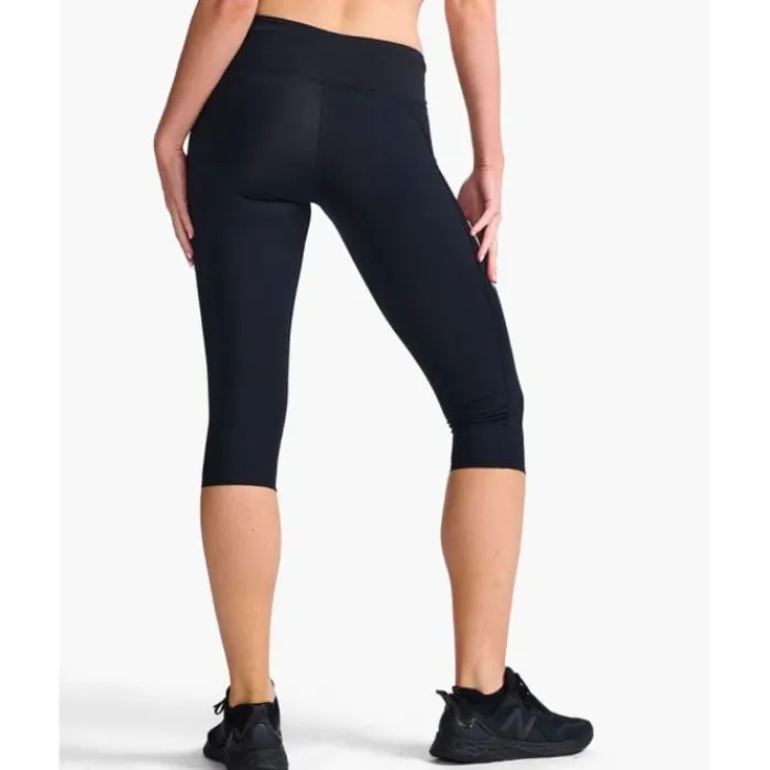 2XU Running Leggings & Pants^Aero Mid-Rise Compression 3/4 Tight Black