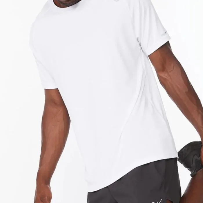 2XU Running Tops & T-shirts^Aero Tee White